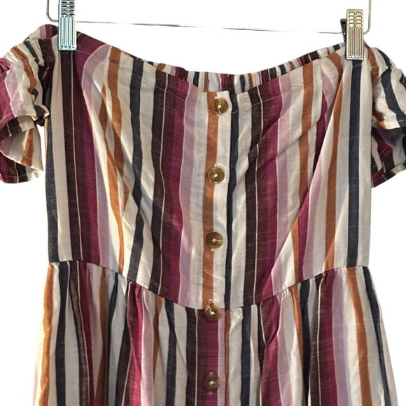 Aeropostale Prarie Dress Fairy Cottage Coquette Rayon Size M Feminine Festival - Picture 4 of 12